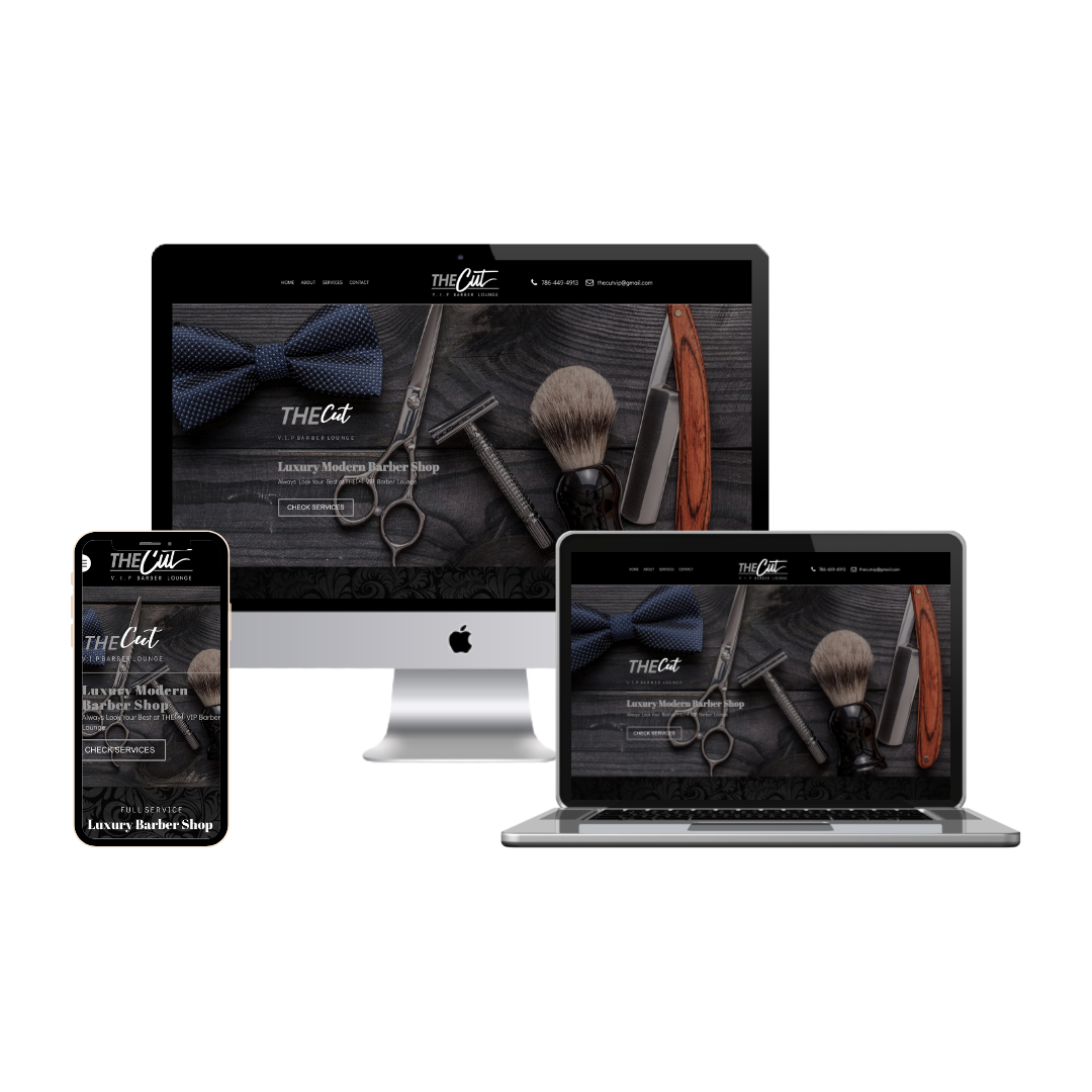 Morato Design Co Portfolio Barber Shop Website