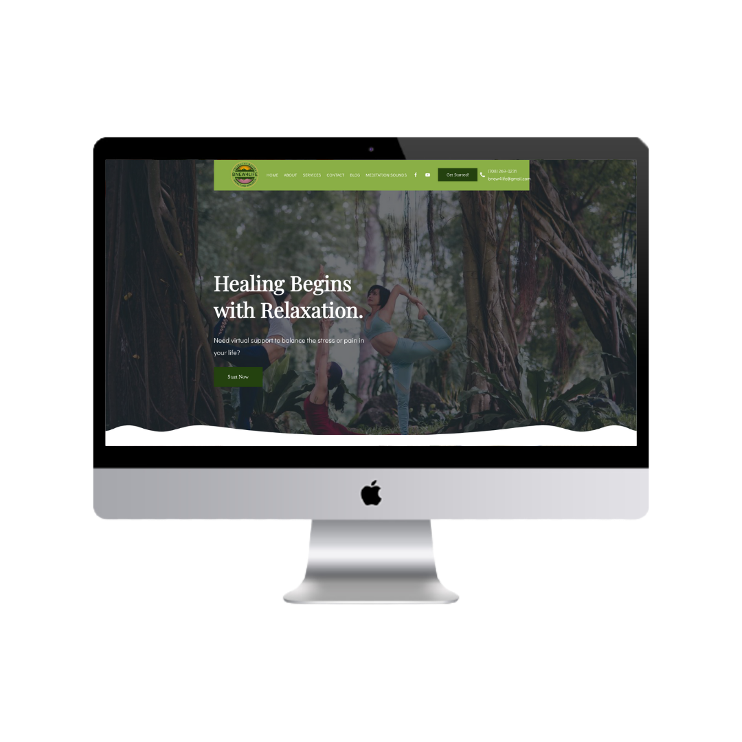 Morato Design Co Portfolio Yoga Website