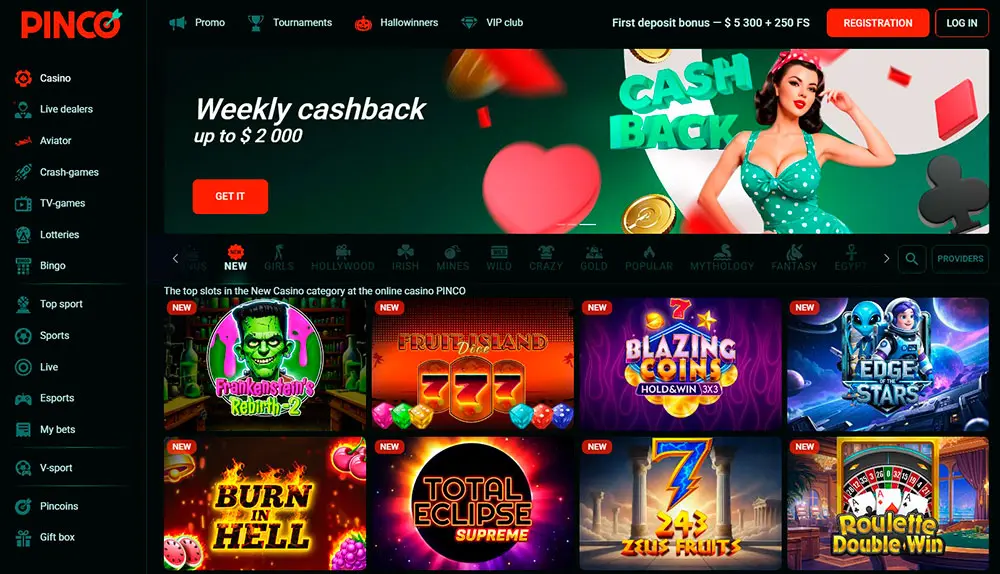 casino online pinco game
